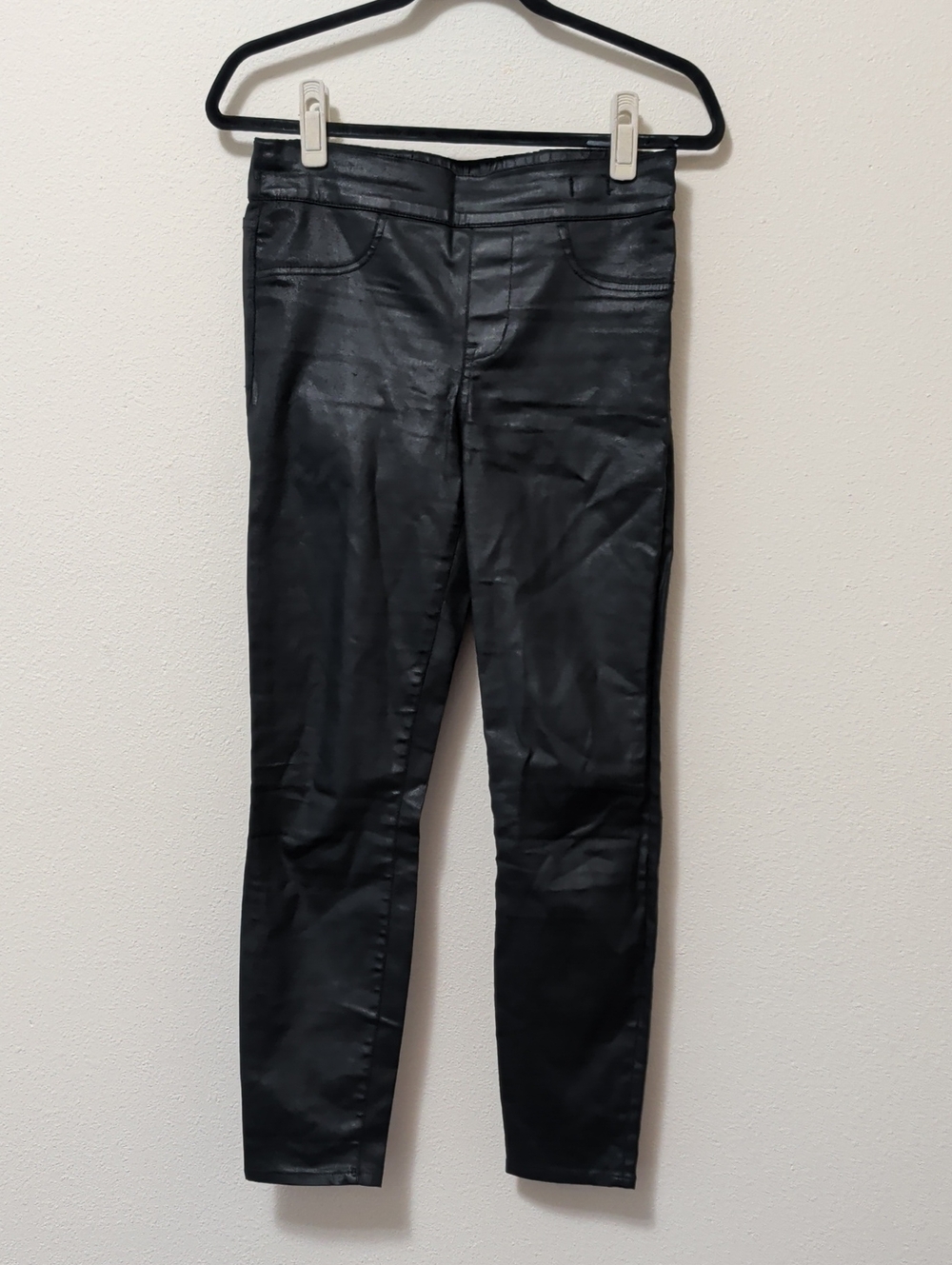 Madewell Black Coated Skinny Jeggings